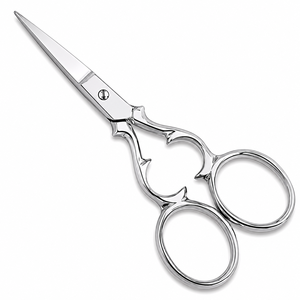 Ciseaux de manucure en acier inoxydable avec poignée ronde, lame tranchante pour la coupe des ongles, utilisation pour droitiers adultes - Product Image 1