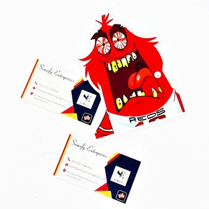 Boîte à cils rectangulaire en acrylique Somofy Enterprises, outil de beauté, design monstre rouge, conteneur de rangement pour extensions de cils, portable - Product Image 4