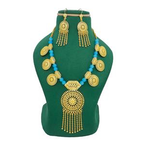 Oman Special Designer Gold Plated Necklace for Women <b>Indian</b> Exclusive Designs Omani Vintage Beads Necklace Ethnic Dubai Jewelry - Product Image 4