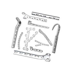 Instrumento de Cirugía Maxilofacial, Serie Trauma, Acero Inoxidable, Cirugía Estética, Placa Micro Recta de 14 Orificios, Alta Calidad - Product Image 3