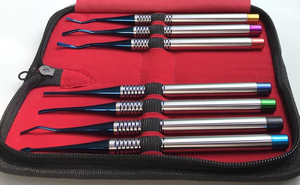 High Quality Stainless Steel Set of 7 PDL Luxating Root Elevators Manual Dental Instruments CE ISO Approved By Grip Surgical - Product Image 3