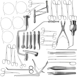 Kit d'instruments de craniotomie pour micro-chirurgie crânienne, 38 pièces, manuel, réutilisable, léger et écologique - Product Image 4