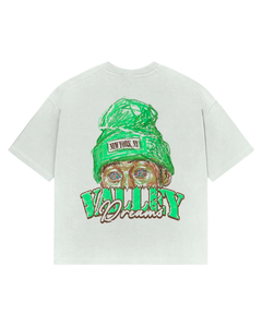 Camiseta de Algodón Oversize Personalizada Y2K para Hombre, Manga Corta con Estampado Personalizado, Estilo Urbano, Corte Holgado, Hombros Caídos, 320g - Product Image 1