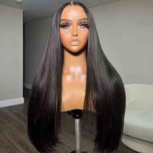 Prêt à Expédier Couleur Personnalisée Non Transformée Os Droite Perruques de Cheveux Humains Vietnamiens Lace Front Remy Extensions de Cheveux - Product Image 1