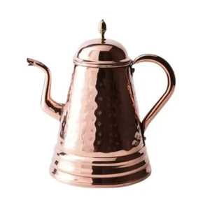 Premium Hammered Copper Finish Double Wall Whistling Eco-Friendly Stovetop <b>Tea</b> Kettle Traditional Style Serving Pot Coffee <b>Tea</b> - Product Image 1