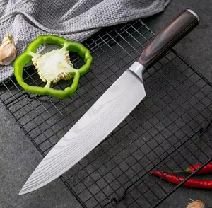 Juego de Cuchillos de Chef de Acero de Damasco de 67 Capas, Hechos a Mano, de Lujo, 10 Piezas, Cuchillería Profesional para Cocinar, Mango de Madera Natural Sostenible - Product Image 5