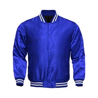 Veste universitaire en satin haute performance, veste de baseball classique pour collège, fabricant, approvisionnement en gros