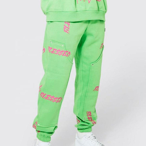 Conjunto Deportivo de Felpa para Hombre, 100% Algodón, Transpirable, con Impresión de Logotipo, Venta al Por Mayor - Product Image 3