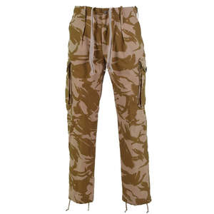 <b>Men's</b> Camouflage Cargo Pants <b>Elastic</b> Waist Drawstring Closure Multiple Pockets Workwear Style Summer Lightweight - Product Image 1