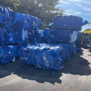 Blue <b>Drum</b> Baled HDPE Scrap High Density Polyethylene Clean Industrial <b>Plastic</b> Ready For Export And Regrind Production Use - Product Image 4