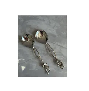 Ensemble de saladiers en métal durables et faits à la main, idéal pour les dîners à la maison, les restaurants et les réceptions formelles. Achetez des ustensiles de cuisine. - Product Image 5
