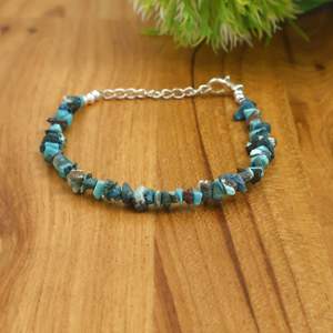 Natural Turquoise Chip Stone <b>Bracelet</b> Adjustable Gemstone <b>Crystal</b> <b>Bracelet</b> for Women Bohemian Jewelry OEM ODM - Product Image 1