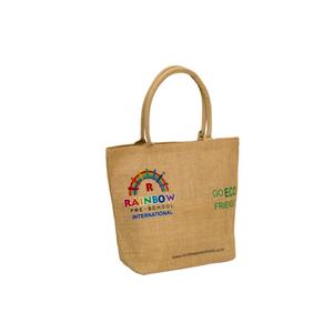 Sacs fourre-tout élégants en jute écologiques fabriqués à la main personnalisables en couleur et tailles pour faire du shopping - Product Image 4