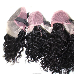 Descubre las pelucas de cabello humano Pizazz 13x6 con ondas corporales, encaje frontal transparente, pre-arrancadas, densidad 180, encaje frontal HD, sin pegamento, 9A. - Product Image 5