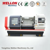 Tour horizontal CNC CK6136, centre d'usinage, commande GSK, broche simple, robuste, automatique, prix compétitif