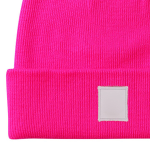 Custom Logo 3D Embroidery Sublimation Print Unisex Adult Autumn/Winter Warm Breathable <b>Waterproof</b> Acrylic <b>Beanie</b> Cap - Product Image 5
