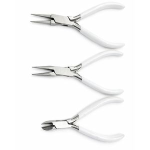 3Pcs Jewelry <b>Set</b> Stainless Steel 3PCS Stainless Steel Jewelry Making Tools <b>Set</b> Needle Nose Cutting <b>Pliers</b> Kit for Jewelry Making - Product Image 2
