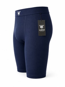 Compression Shorts Gym Wear CrossFit Fitness Workout Sports Running Eco-Friendly Inner Solid Casual Customized Logo Men's High - Product Image 6