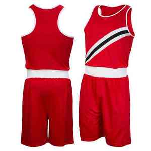 Ensemble de boxe personnalisé en polyester : haut, short et gilet – Tenue professionnelle de kick-boxing - Product Image 2