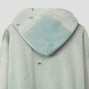 New Men sun fade hoodie premium cotton fleece soft faded wash relaxed fit casual streetwear winter outfit and basic hoodie - Product Image 2