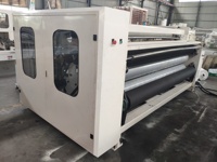 Ligne de fabrication automatique de papier toilette haute vitesse, certifiée CE, impression bicolore et gaufrage à la colle