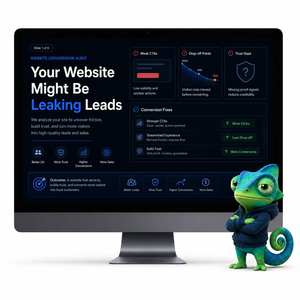 Auditoría de Conversión de Sitios Web para Empresas: Mejora de Leads, Ventas, Confianza, UX, Preparación para IA y Rendimiento de Crecimiento en Línea - Product Image 1