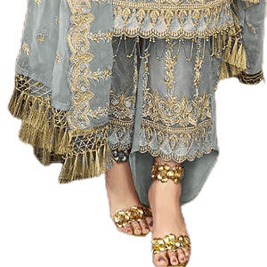 2026 Womens Party Wear Designer Salwar <b>Dress</b> Sequined Chiffon Indian Pakistani <b>Wedding</b> Suit Luxury Designer Formal Occasion - Product Image 5