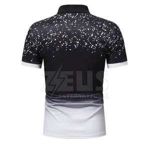 Vêtements décontractés pour l'extérieur, polo respirant en sublimation, coton et polyester, fabriqué au Pakistan, polo en sublimation - Product Image 2