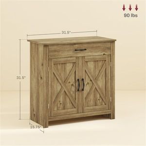 Mobiletto Ecologico per Cucina e Sala da Pranzo in Stile Legno MDF, Adatto anche per Soggiorno - Product Image 6