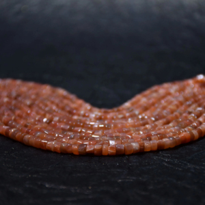<b>Red</b> Carnelian Tyre Faceted <b>Beads</b>-For Jewelry Making - Product Image 1