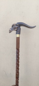 Canne de marche en laiton avec motif dragon, cadeau écologique pour les personnes âgées et les handicapés, idéal comme souvenir de mariage - Product Image 5