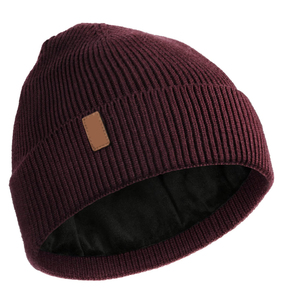 Unisex knit beanie hat 100% acrylic <b>winter</b> <b>cap</b> Cuffed beanie with pom pom Casual style gray beanie - Product Image 1