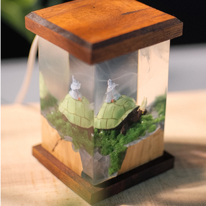 Epoxy Epoxy Resin Table Lamp, 3d Simulated Sea Turtle Lamp, Decorative Lamp For Bedroom And Living Room - Product Image 4
