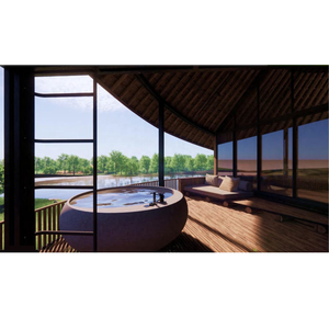 บ้านสำเร็จรูปขนาด 104 ตร.ม. เป็นมิตรกับสิ่งแวดล้อม 100% พร้อมภาษีส่งออก 0% จากเวียดนาม หรูหรา ประกอบง่าย ขายดี ราคาถูก (หมายเลข 16) - Product Image 3