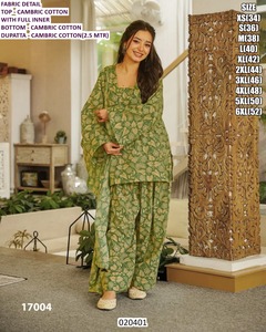 Conjunto de Kurta/Kurti de Algodón de Lujo Noor Comfort, Tradicional, para Bodas, Fiestas, Diwali, Largo hasta el Suelo, para Mujer - Product Image 5