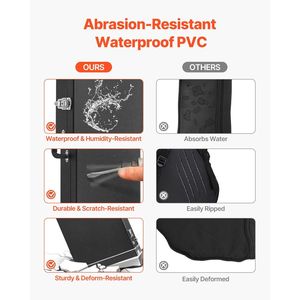 Étui rigide rectangulaire pour basse 48.03 avec loquet de verrouillage, poignée, rembourrage en PVC et doublure souple résistante à l'eau pour la protection des instruments de musique - Product Image 3