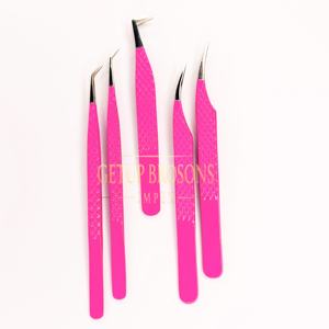 GETUP BROSONS IMPEX GBI-EET-1211 แหนบต่อขนตาสแตนเลส ป้องกันไฟฟ้าสถิตย์ ปลายหยักเรียบ ความแม่นยำสูง ความยาว 10 มม. - Product Image 2