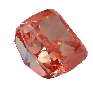 9.56ct Lab Grown Cojín Color Rosa Diamante - Product Image 4
