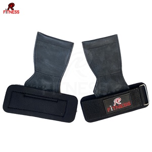 Protège-paume en cuir de vachette personnalisé pour haltérophilie, sangle de poignet et attelle de poignet - Product Image 2