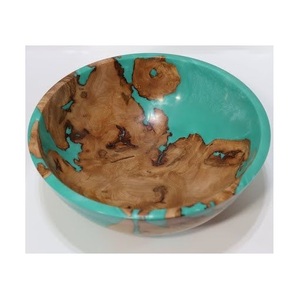 Bol élégant en résine époxy sans BPA et en bois d'acacia pour la décoration de restaurants haut de gamme et l'aménagement de repas à domicile par Apex Align - Product Image 1