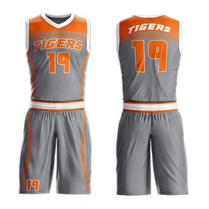 Ensemble de maillots de basket-ball sublimés personnalisés, débardeur en maille respirante unisexe avec nom et numéro de l'équipe, toutes saisons, taille adulte - Product Image 6