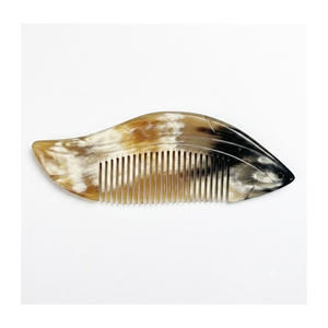 Peigne en corne de buffle poli à la main, réglable et portable, à dents larges, pour cheveux épais et indisciplinés, style classique Celestial Tames - Product Image 6