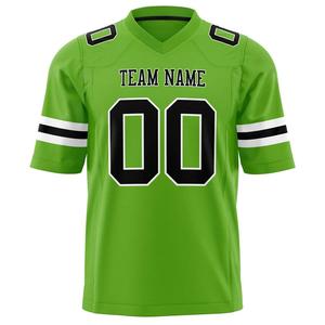 <b>Cheap</b> Price OEM Service American <b>Football</b> Jersey Short Sleeve Customized Color Lightweight Breathable Quick Dry Latest Design - Product Image 1