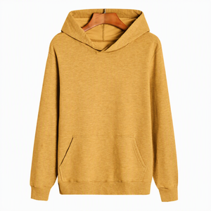 Sudadera con Capucha Verde Unisex, Color Sólido, Tejida, Diseño Casual con Bolsillos, para Otoño, Corte Regular - Product Image 2
