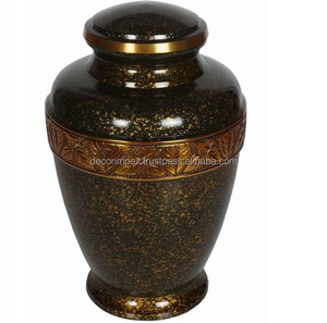 Nouvel arrivage Urne de crémation noire fabriquée à partir d'urne de crémation en métal au look unique cette urne en cuivre est très appropriée pour la tenue - Product Image 5