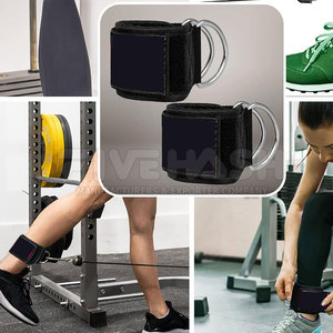 Tobilleras ajustables para gimnasio, tobilleras resistentes y duraderas para ejercicios con cable - Product Image 4