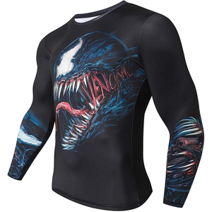 Ropa Deportiva para Hombre OEM/ODM, Ligera, de Secado Rápido, Transpirable, con Logotipo Personalizado, Material de Neopreno, Camiseta Deportiva para Hombre - Product Image 4