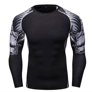 Rashguard à manches longues pour homme, respirant, confortable, de haute qualité, à séchage rapide, personnalisé et très vendu - Product Image 2
