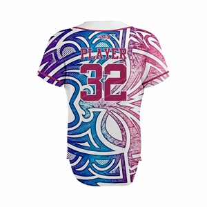 Camiseta de Béisbol Blanca Transpirable con Estampado Digital 3D, Antibacteriana, Personalizada al por Mayor, Malla Sublimada para Equipos de Animación - Product Image 6