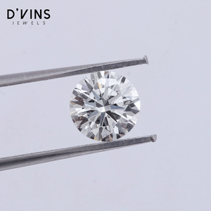 D'vins Jewels Diamante de Color F, Corte Brillante Redondo, Claridad VS1, Pulido EX, Relleno VG, HPHT, en Oferta, para Fabricación de Joyas de Laboratorio - Product Image 2